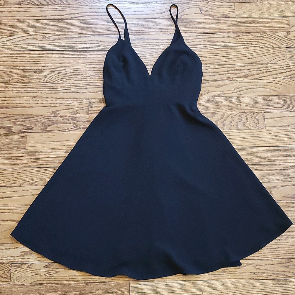 Lovely Day Black Mini Dress